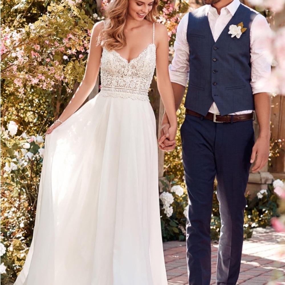 Elegant Lace Bridal Gown Maggie Sottero by Rebecca Ingram